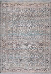 Ковер SAFAVIEH, 244 x 305 см, - Signature Collection - большой - Turquoise & Beige, винтажный восточный дизайн, идеально для гостиной, спальни, офиса, столовой (SIG383K)