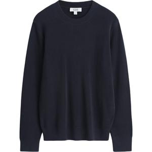 COS Трикотажный свитер мужской темно-синий