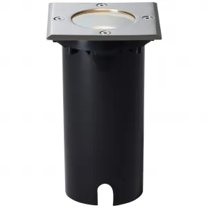 Блестящий встроенный светильник Itch GU10 1 шт. Встраиваемый наружный светильник - 11x11 см, высота 17,5 см - цоколь GU10 Brilliant, Edelstahlfarben