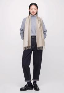 Шарф Style Republic KASCH-MIR SCARF WITH FRINGES, Creme/Beige