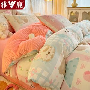 Yalu Зимнее одеяло 220х240 см, хлопковый наполнитель 4,5 кг, съемный пододеяльник, теплое, не линяет