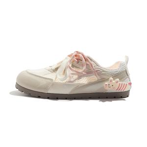 Сбалансированные легкие низкие повседневные кроссовки Women's MEAKKEA, белый