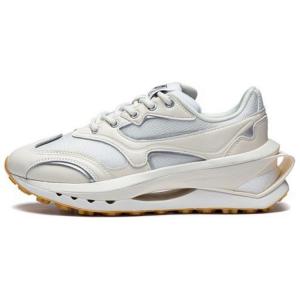 Li-Ning LiNing Slip-Resistant Breathable Low-Top Casual Shoes Women's Gray White