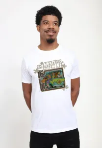 Футболка с принтом "машина загадок скуби-ду" Henry Tiger, White