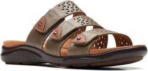 Женские сандалии Clarks Kitly WalkFlat, Olive