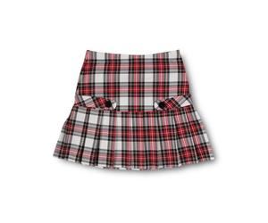 Плиссированная юбка в клетку Florence Eiseman, Red