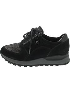 WALDLÄUFER Спортивные кроссовки Hiroko-Soft на шнуровке, черные