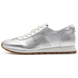 Кеды низкие женские Staccato с принтом кленового сахара и молока, цвет цикорий кофе