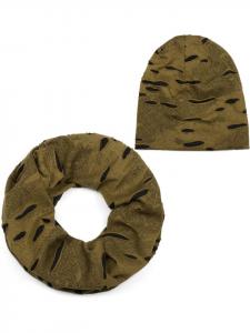 Шарф styleBREAKER, цвет oliv/schwarz