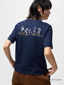 Футболка UT с графикой Peanuts Uniqlo, 69 navy