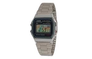 CASIO Часы Retrofit Series Quartz Movement Stainless Steel Strap Watch Unisex Black Dial