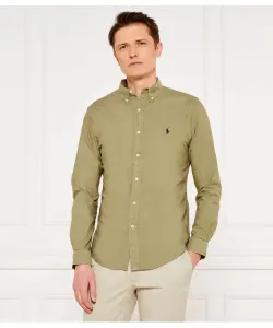 Рубашка Slim fit Polo Ralph Lauren, зеленый