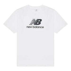 Футболка с большим логотипом New Balance, белый