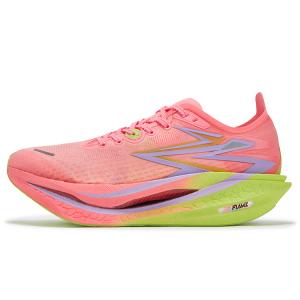 361° Кроссовки Flame 4 с амортизацией, водонепроницаемые и дышащие, с низким верхом, с карбоновой пластиной, повседневные, унисекс, неоново-светло-коралловые