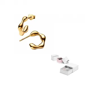 Pandora Позолоченные серьги из медно-серебряного сплава Women's Gold