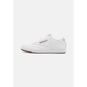 Кроссовки Reebok Club C 85 Unisex, обувь белый / коричневый след