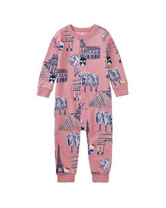 Комбинезон на кнопках Tea Collection HK & Friends, мультиколор