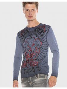 Футболка Cipo & Baxx, цвет indigo