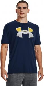 Футболка Under Armour Mens Big Logo 2.0 с коротким рукавом, Academy (408)/Black