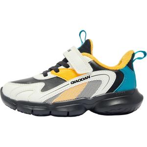 Детская повседневная обувь для дошкольников QIAODAN, черный/слоновая кость