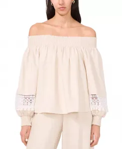 Женский топ Adaline с открытыми плечами Parker, коричневый/бежевый