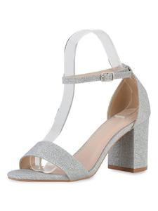 Сандалии на плоской подошве VAN HILL Riemchensandaletten Adelaide, серебряный