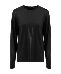 Рубашка с длинными рукавами и круглым вырезом Tom Ford, черный