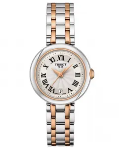 Женские часы Swiss Bellissima с двухцветным браслетом из нержавеющей стали, 26 мм Tissot