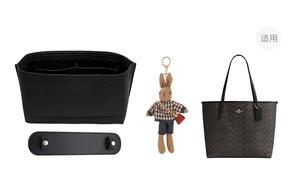 Lan Bao Fan Искусственная кожа Сумка-аксессуар Средний размер Женская Коричневый Черный Бежевый, City33 Black Gold Buckle Shoulder Pads+Black Liner+Doll