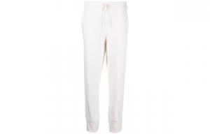 Вязаные спортивные брюки женские белые JIL SANDER