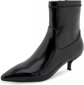 Женские ботильоны Aerosoles Lasko, Black Patent Crinkled Faux Leather