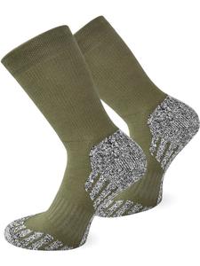 Normani 2 пары функциональных треккинговых носков Coolmax цвета хаки