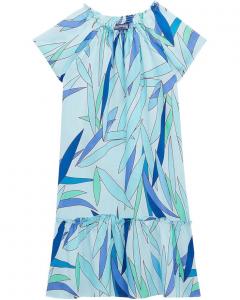 Платье Vilebrequin Kids Cotton Voile Dress Madrague, цвет Thalassa