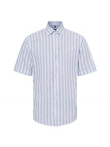 Рубашка на пуговицах классического кроя Nils Sundström, светло-синий