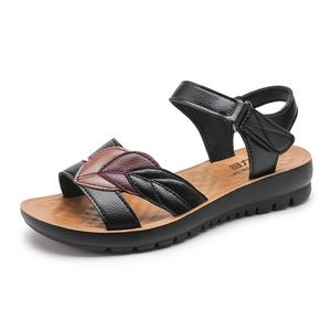 WARRIOR Женские сандалии на одной застежке черно-оранжевые, цвет Black Orange