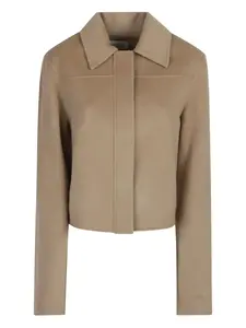 Шерстяной однобортный пиджак Loulou De Saison, нейтральный