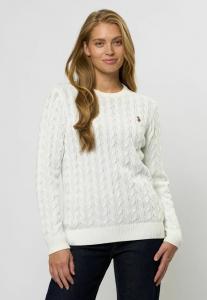 Джемпер U.S. Polo Assn. MADELINE CABEL, Cloud Dancer/White
