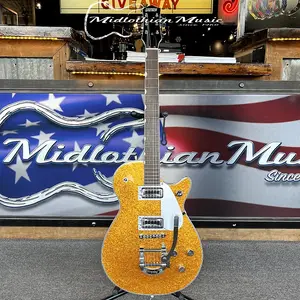 Gretsch - G5230T Electromatic Sparkle Jet FT Single-Cut с Bigsby - золотистый блестящий финиш