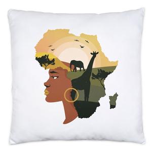 Подушка с африканским мотивом, домашние животные, жирафы, идея для подарка в пустыне, подарок для африканской женщины, культура, дом, любовь, подарок Hey!Print