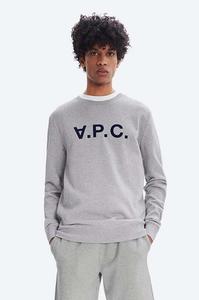 Толстовка Sweat Vpc из хлопка A.P.C., серый