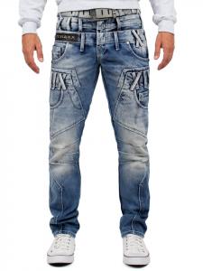 Джинсы синего цвета Cipo & Baxx