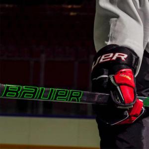 BAUER Акция: клюшка для хоккея X-SHIFT PRO, полное карбоновое волокно, для соревнований, молодежная, размер 50, P92, 370 г, левая