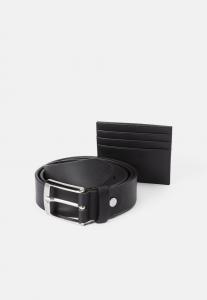Ремень Vanzetti BELT AND CARD HOLDER UNISEX SET, Black