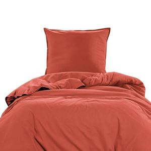 Постельное белье с эффектом стирки ✓oeko tex Wometo, красный