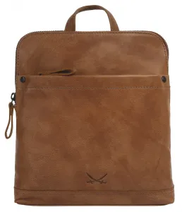 Городской рюкзак Zanzibar, натуральная кожа Sansibar, цвет Cognac