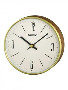 Seiko Настольные часы, дерево/золотистый цвет
