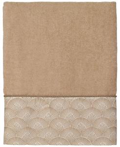 Банное полотенце из хлопка с декоративной отделкой и ракушками, 27 x 50 дюймов. Avanti, Rattan