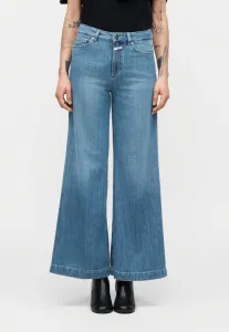 Сияющие широкие ноги Closed, Mid Blue