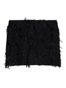 Мини-юбка Samajsan с необработанным краем Samsoe Samsoe, черный