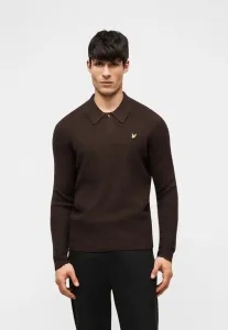 Регбийный свитер Lyle & Scott, Bottle Brown Marl